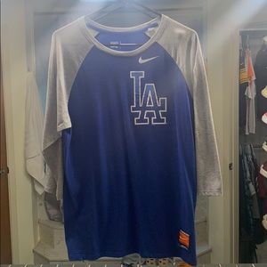 LA dodgers baseball tee
